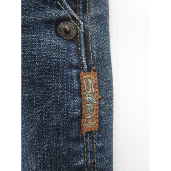 VINTAGE Silver Jeans 30 Sage Western Glove Work Bootcut Denim Pants - Picture 6 of 15